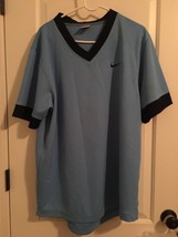 Nike Men&#39;s Active Wear Short Sleeve Shirt Size XL Blue - £30.84 GBP