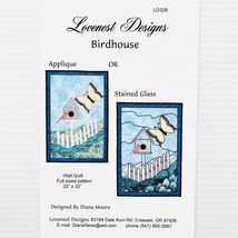 Birdhouse Butterfly Quilt PATTERN Makes 2 Versions by Lovenest - $3.99