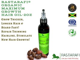 Rastarafi® Pure Jamaican Black Castor Oil Extra Dark | Fast Hair Growth - £7.97 GBP