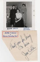 June valli vintage signed autograph fan private photo 170512 p thumb200