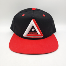 ASPHALT YACHT CLUB Snapback Hat Black &amp; Red Skateboarding Nyjah Huston NEW - $9.85