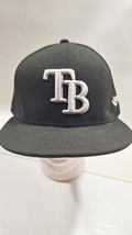 Tampa Bay Devil Rays New Era 59Fifty Fitted 7 5/8 Hat Cap, Black - €14,57 EUR