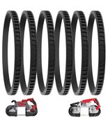 6 Pack 45-69-0010 Blade Pulley Tires Replacement for Milwaukee Bandsaw P... - $26.65