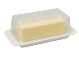 Butter Dish with Lid &amp; Handles – Fits East &amp; West Coast Butter Sticks - $11.91 CAD