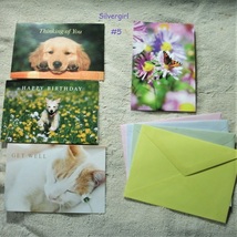 #1Mixed Greeting Cards IFAW, Get Well, Happy Birthday, Thinking of You, ... - $5.05+