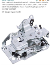 Door Latch Assembly Front Left Driver Side For Chevy Chevrolet / GMC 166... - $21.66