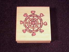 Hearts wheel rubber stamp  1  thumb200