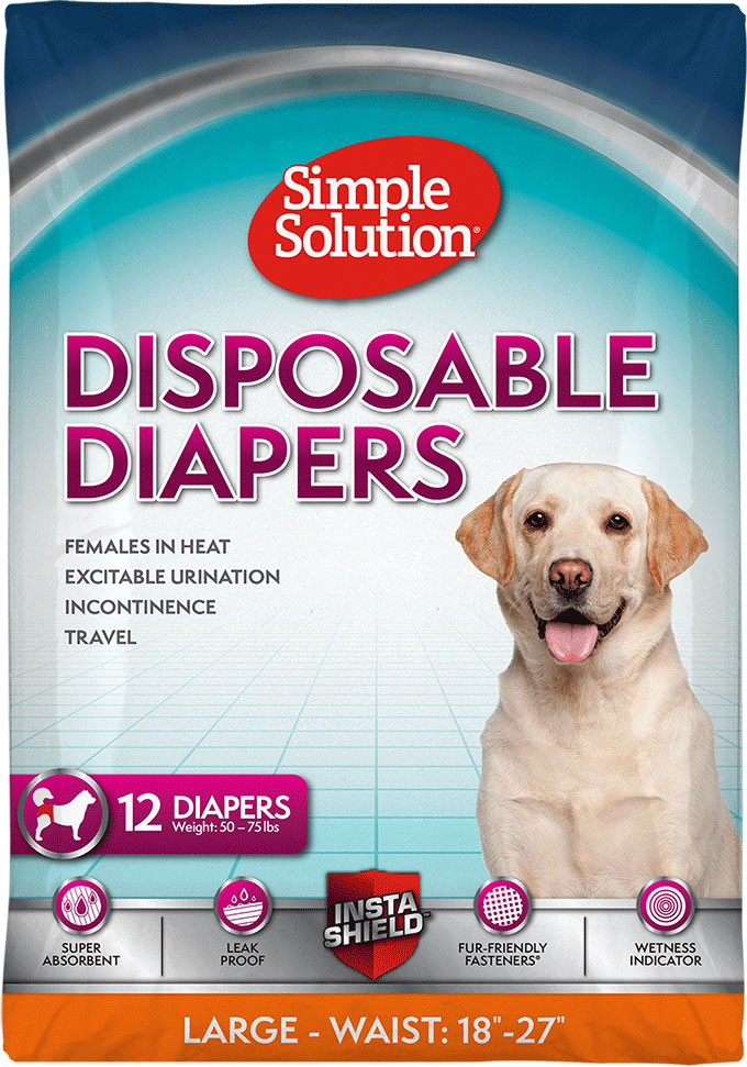 Simple Solution Disposable Diapers Large - 36 count (3 x 12 ct) Simple Solution  - $105.12