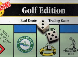 Monopoly Game - Golf Edition - Board Game - $14.75