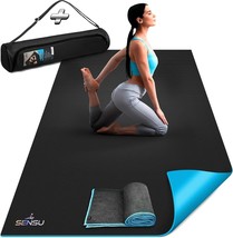 Large Yoga Mat – 6&#39; x 4&#39; x 9mm Extra Thick Yoga Mat for Men and Women – ... - $76.00