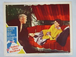 Father&#39;s Little Dividend Lobby Card 11x14 Spencer Tracy Elizabeth Taylor #3 - £30.92 GBP