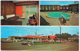New York Postcard Watertown Howard Johnson&#39;s Motor Lodge - £2.31 GBP