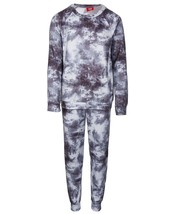 allbrand365 designer Big Kids 2 Pieces Tie-Dyed Pajama Set Grey Tye Die ... - £27.92 GBP
