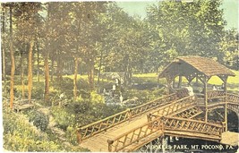 Hooker&#39;s Park, Mt. Pocono, Pennsylvania, vintage postcard - £9.36 GBP