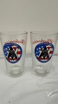 Budweiser F-117A Stealth Fighter 29th Anniversary Reunion Glasses June 2002 - $29.65