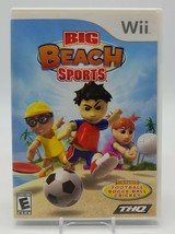 Big Beach Sports (Nintendo Wii, 2008) Complete in Box CIB Football Bocce Cricket - $10.66