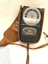 Vintage GE DW-68 Exposure Meter in Leather Case - £9.86 GBP