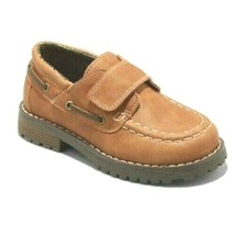 Cat &amp; Jack Niño Pequeño Marrón Jacy Gancho &amp; Bucle Cierre Mocasín Nwt - $14.75