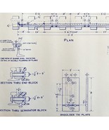 1947 Railroad Bangor Aroostook 112 LB Guard Rail Standard Blueprint F14 ... - $141.89 CAD