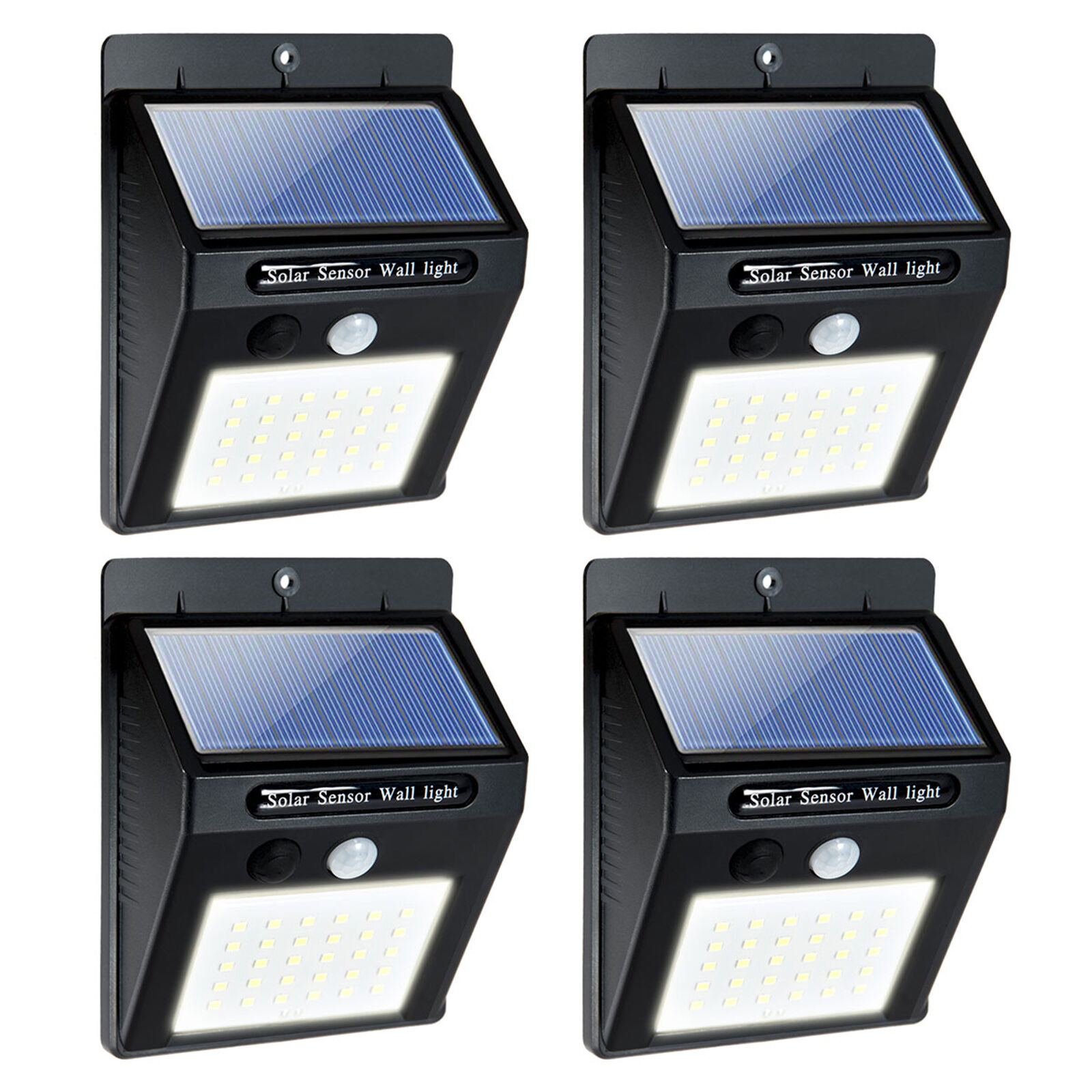 Primary image for 4-Pack 30 Led Outdoor Motion Sensor Solar Lights Wireless Ip45 Waterproof