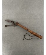 Vintage Japanese Clay Pigeon Skeet Hand Held Thrower Wood Handle EG - $455.46 MXN