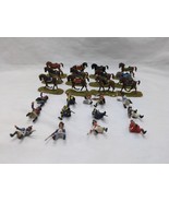 (12) Painted Napoleonic Infantry Command Cavalry 15MM Miniatures - €25,69 EUR