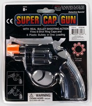 Super Cap Toy Gun Detective Special Revolver 8 Shot Ring Caps Pistol Handgun - £3.85 GBP