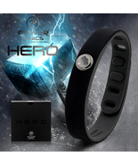 Super Hero PowerIonics 3000ions Sports Titanium Bracelet Batman Thor Cpt... - £27.06 GBP