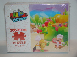 Super Mario Odyssey - &quot;Luncheon Kingdom&quot; - 200 Piece Puzzle - 9&quot; X 11&quot; (New) - £15.98 GBP