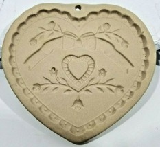 Vintage Pampered Chef Sweet Heart Cookie Stoneware 1992 - £6.32 GBP