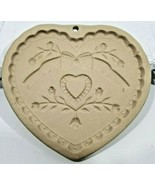 Vintage Pampered Chef Sweet Heart Cookie Stoneware 1992 - $7.91