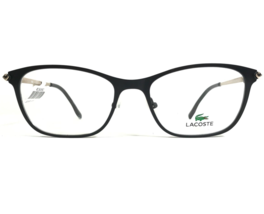 Lacoste Eyeglasses Frames L2276 001 Black Gold Cat Eye Full Rim 56-19-140 - £25.51 GBP