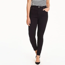 J Crew Curvy Toothpick Jean True Black Plus Size High Rise Jeans 37 NEW - £53.94 GBP