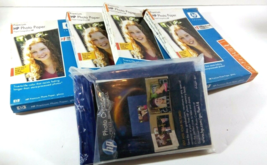 Mixed Lot Hp Q1989A Premium Glossy Photo Paper 4 X 6" 252 Ct + Album - $12.34