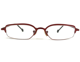 Vintage La Eyeworks Brille Rahmen REEF 580 Glänzend Rot Rechteckig 48-16-130 - £55.48 GBP