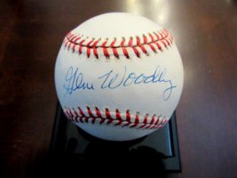 Gene Woodling 1949-53 Wsc Yankees Of&#39;er Signed Auto Vintage Oal Baseball Beckett - £88.79 GBP