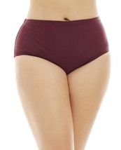 Raisins women&#39;s curve sayulita bikini bottom - plus in MAROON - size 24W - £30.18 GBP