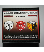 Color Changing Dice by Tora Magic - Trick - £104.84 GBP