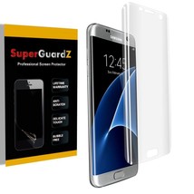 3X 3D Curved Clear FULL COVER Screen Protector Guard For Samsung Galaxy S7 Edge - £8.96 GBP