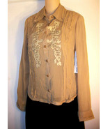 Kaelyn-Max Country Western~M~Dress Top Shirt Blouse~Rhinestone~Cowgirl~W... - $26.34 CAD