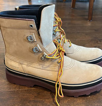 Sorel Men&#39;s Caribou Street Nubuck Leather Hiking Boots sz 14 - £103.57 GBP