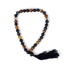 Natural Crystal Stone Sulemani Hakik Tasbeeh for Muslim Prayer 33 Beads ... - $16.83