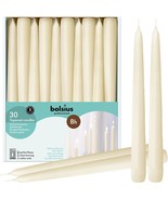 Bolsius 30 Count Household Ivory Taper Candles - 10 Inches - Premium Eur... - £35.82 GBP