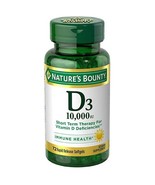 Nature&#39;s Bounty D3-10,000 IU Softgels 72 ea (Pack of 5) - $85.13