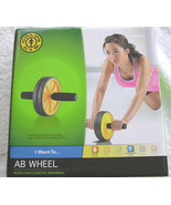 New Golds Gym Brand Dual Wheel Exercise AB Wheel with Packaging - £17.26 GBP