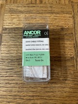 Ancor Coax Cable Fitting UHF Male Plug RG58 CU - £15.03 GBP