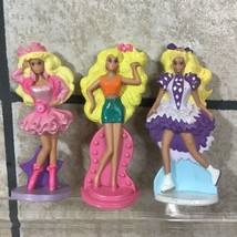 Vintage 90’s Barbie Figures PVC Lot Of 3 Pop Star Malibu Ice Skater McDonalds - £9.34 GBP