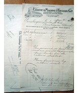 Vintage 5 Papers Chatfield Machine &amp; Foundry Escanaba MI 1926 - €11,28 EUR
