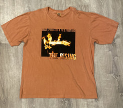 Bruce Springsteen E Street Band The Rising Rust Orange Brown T-shirt Siz... - £22.85 GBP