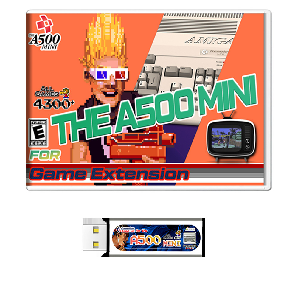 4300 in1 Classic Game Expansion Pack USB Stick for Amiga 500 Mini